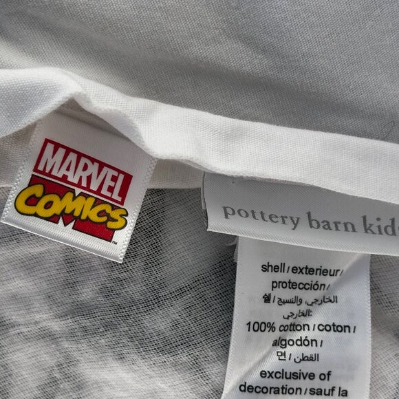 Preowned: Pottery Barn Kids Marvel Avengers Quilt (Full)/Sham/Spiderman Eurosham - Picture 4 of 11